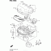 Схема вузла: Повітряний фільтр Suzuki GSX-R1000