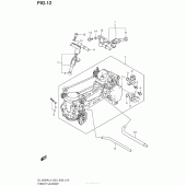 Схема вузла: Throttle Body (Dl1000Al4 E28) для Suzuki DL1000 V-Strom