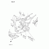 Схема вузла: Рама для Suzuki DR650 DR650R