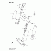 Схема узла: Рулевая траверса (Vl800tl1 e3) для Suzuki VL800 Boulevard C50T