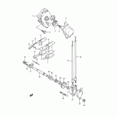 Схема узла: Клапан выхлопа (Model p) для Suzuki TS200