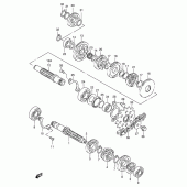 Схема вузла: Трансмісія для Suzuki DF200