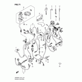 Схема узла: Электропроводка (Gsf650sl1 e21) для Suzuki GSF650 Bandit S