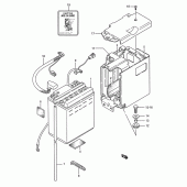 Схема вузла: Акумулятор для Suzuki LS650 Savage
