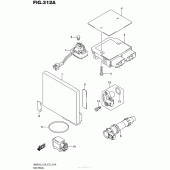 Схема вузла: Електроустаткування (An650L6 E33) для Suzuki AN650 Burgman (EU analogue of SkyWave)