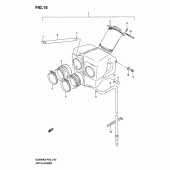 Схема узла: Воздушный фильтр для Suzuki GS500