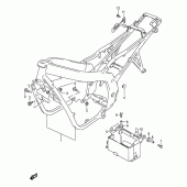Схема вузла: Рама для Suzuki GS500