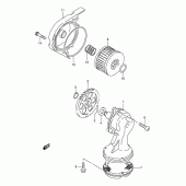 Схема узла: Масляный насос для Suzuki LS650 Savage