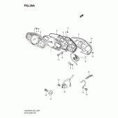 Схема узла: Спидометр (Gsr600ak7/ak8/uak7/uak8) для Suzuki GSR600