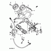 Схема узла: Спидометр для Suzuki GSX-R1100