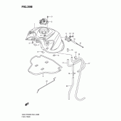 Схема узла: Топливный бак (Model l0) для Suzuki GSX-R750