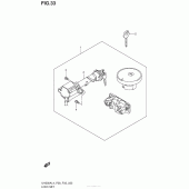 Схема вузла: Lock Set (Uh200Al4 P28) для Suzuki UH200 Burgman