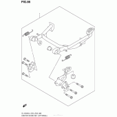 Схема вузла: Центральна підставка для Suzuki DL1000 V-Strom