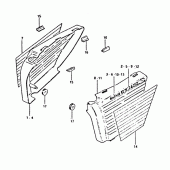 Схема вузла: Бічні панелі (Gsx400st) для Suzuki GSX400