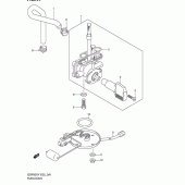 Схема вузла: Паливний кран Suzuki GSF600 Bandit S