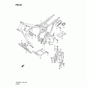 Схема узла: Рама (Dr200sel1 e24) для Suzuki DR200 DR200SE