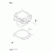 Схема узла: Цилиндр для Suzuki RMX450