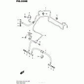 Схема вузла: Front Brake Hose (Gsx-R1000Al6 E33) для Suzuki GSX-R1000