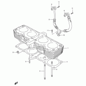 Схема вузла: Циліндр для Suzuki GSX750 Katana