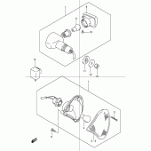 Схема узла: Поворотники для Suzuki UC150 Epicuro