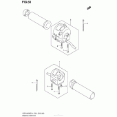 Схема узла: Пульт управления рулевой для Suzuki VZR1800 Boulevard M109R B.O.S.S