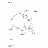 Схема вузла: Система індукції повітря для Suzuki VZ800 Intruder M800/Boulevard M50