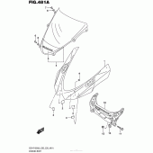 Схема вузла: Передній обтічник Suzuki GSX-R1000