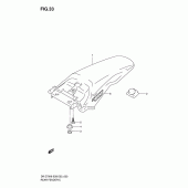 Схема вузла: Заднє крило для Suzuki DR-Z70