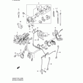 Схема вузла: Електропроводка (Model k1/k2) для Suzuki AN400 Burgman (EU analogue of SkyWave)