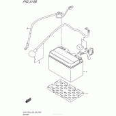 Схема вузла: Акумулятори (Gsx-S750Al5 E28) для Suzuki GSX-S750