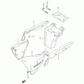 Схема вузла: Бічні панелі для Suzuki GZ125 Marauder