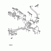 Схема вузла: Масляний насос Suzuki TS250