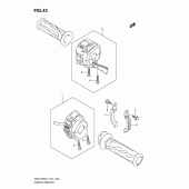 Схема вузла: Пульт управління рульовий для Suzuki GSX-R750