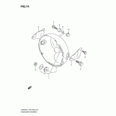 Схема вузла: Кожух фари (Gs500h p28) для Suzuki GS500