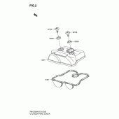 Схема узла: Клапанная крышка для Suzuki RM-Z250