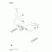 Схема узла: Система индукции воздуха для Suzuki GSX-R600
