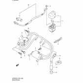 Схема вузла: Електроустаткування для Suzuki GSF600 Bandit