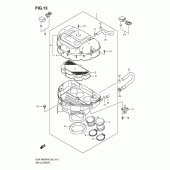 Схема узла: Воздушный фильтр для Suzuki GSX-R600