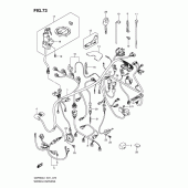 Схема узла: Электропроводка (Gsf650sal1 e21) для Suzuki GSF650 Bandit S