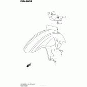Схема вузла: Переднє крило (Vzr1800Bzl5 E33) для Suzuki VZR1800 Boulevard M109R BOSS