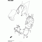 Схема вузла: Накладка фари (For Pgz) (Vzr1800Bzl7 E33) для Suzuki VZR1800 Boulevard M109R BOSS