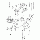 Схема вузла: Електропроводка (Model y) для Suzuki AN400 Burgman (EU analogue of SkyWave)