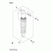 Схема узла: Задний амортизатор для Suzuki DR-Z400 DR-Z400SM