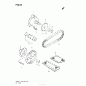 Схема вузла: Масляний насос для Suzuki AN650 Burgman (EU analogue of SkyWave)