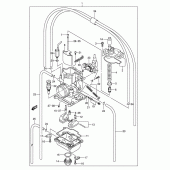 Схема вузла: Карбюратор (Model k1) для Suzuki RM250