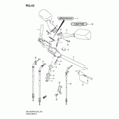 Схема узла: Руль & Тросики для Suzuki GSX1300 Hayabusa