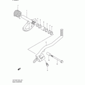 Схема вузла: Кікстартер для Suzuki UC125 Epicuro
