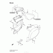 Схема вузла: Бічні панелі для Suzuki VZ1500 Boulevard M90