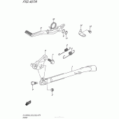 Схема вузла: Підставка для Suzuki DL1000 V-Strom