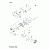 Схема узла: Задний фонарь (Стоп-сигнал) (Gsx-R1000Zl3 E28) для Suzuki GSX-R1000
